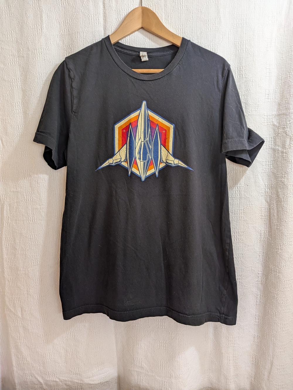 Bella+Canvas Star Fox Arwing Graphic Tee Black Men’s L
